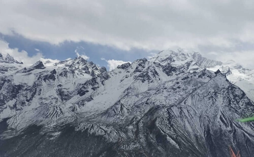 The Langtang Himalayas of the Langtang National Park